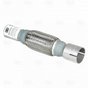 Переходник выхлопной трубы Trialli, длина 300мм, Ø45/50мм, нержавеющая (алюминизированная) сталь, с гофрой, арт. EPC 4550-45150