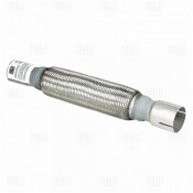 Переходник выхлопной трубы Trialli, длина 400мм, Ø45/50мм, нержавеющая (алюминизированная) сталь, с гофрой, арт. EPC 4550-45250