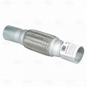 Переходник выхлопной трубы Trialli, длина 300мм, Ø50/55мм, нержавеющая (алюминизированная) сталь, с гофрой, арт. EPC 5055-50150