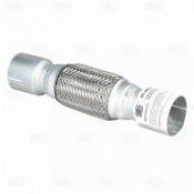 Соединитель выхлопной трубы Trialli, длина 300мм, Ø60мм, нержавеющая (алюминизированная) сталь, с гофрой, арт. EPC 6060-50150