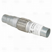 Переходник выхлопной трубы Trialli, длина 300мм, ступенчатый Ø50/55/60мм, нержавеющая (алюминизированная) сталь, с гофрой, арт. EPC 505560-50100