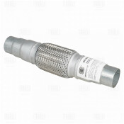 Переходник выхлопной трубы Trialli, длина 350мм, ступенчатый Ø50/55/60мм, нержавеющая (алюминизированная) сталь, с гофрой, арт. EPC 505560-50150