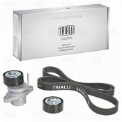 Ремкомплект генер. (1 ремень 6PK1822 + 2 ролика) Trialli, арт. GD 717
