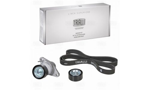 Ремкомплект генер. (1 ремень 6PK1822 + 2 ролика) Trialli, арт. GD 717