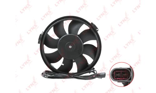 Вентилятор охлаждения радиатора LYNXauto, арт. RF-1111