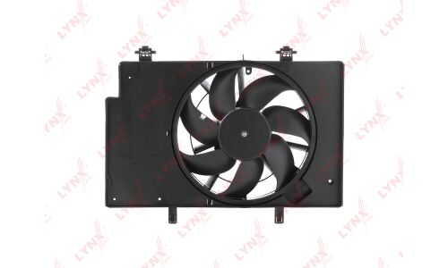 Вентилятор охлаждения радиатора LYNXauto, с кожухом, арт. RF-1181