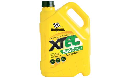 Масло моторное Bardahl XTEC 5w30 синтетическое, API SN, ACEA C2/С3, универсальное, 5л, арт. 33073