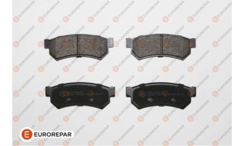 Колодки тормозные дисковые Eurorepar, задние, комплект на ось (4 шт), арт. 1639379580