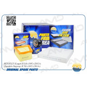 Комплект фильтров (масл.7700274177 + возд.8200431051 + салон.272773016R) AMD, арт. AMD.SETF143