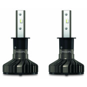 Лампа светодиодная Philips Ultinon Pro9000 H3 (PK22s, T12), 12/24В, 18Вт (соответствует 55Вт), 5800К, комплект 2 шт, арт. 11336U90CWX2