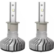 Лампа светодиодная Philips Ultinon Pro5000 H3 (PK22s, T12), 12/24В, 15Вт, (соответствует 55Вт), 5800К, комплект 2 шт, арт. 11336U50CWX2