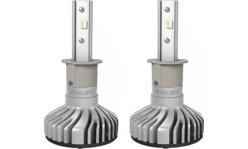 Лампа светодиодная Philips Ultinon Pro5000 H3 (PK22s, T12), 12/24В, 15Вт, (соответствует 55Вт), 5800К, комплект 2 шт, арт. 11336U50CWX2