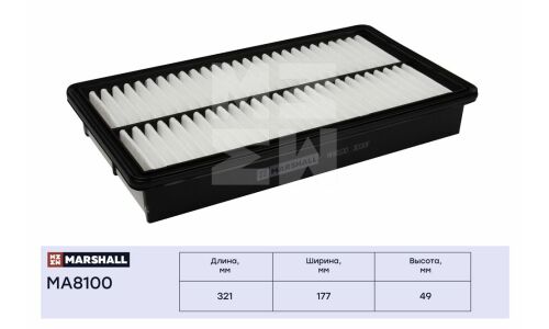 Фильтр воздушный Marshall, арт. MA8100