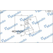 Опора шаровая Mando, арт. DSA020164