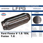 Гофра глушителя Euroex, Interlock, для Ford Fiesta V / Fusion, арт. LFP9