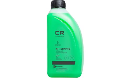 Антифриз Carville Racing, H-OAT, G11, зелёный, флуоресцентный, -40°С, 1л, арт. L2018104