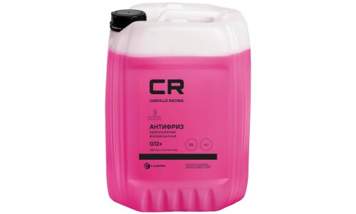 Антифриз Carville Racing, OAT, G12+, красный, флуоресцентный, -40°С, 10л, арт. L2018209