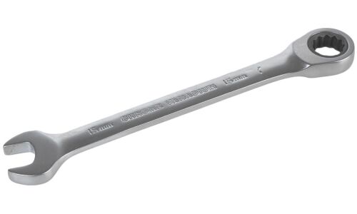 Ключ комбинированный, 15 мм, трещоточный ARNEZI, арт. R1030315