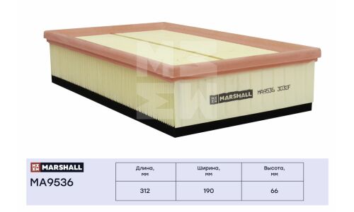 Фильтр воздушный Marshall, арт. MA9536
