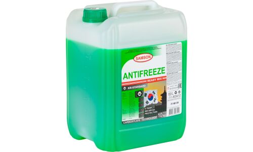 Антифриз Samson Antifreeze KR-Standard, LLC, зелёный, -37°C, 10кг, арт. 803412