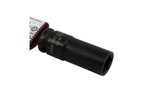 Головка ударная 1/2DR 6-гр. 19 мм Cr-Mo удлиненная, на холдере ARNEZI, арт. R0300319
