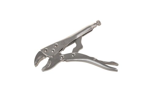 Клещи зажимные с фиксатором 175 мм с полукруглым захватом ARNEZI, арт. R6070001