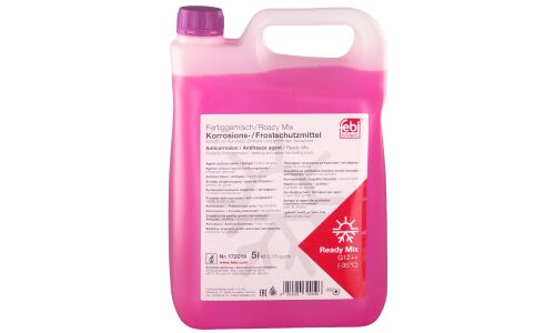 Антифриз Febi, G12++, фиолетовый, -35°C, 5л, арт. 172019