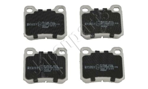 Колодки тормозные дисковые Japan Parts, задние, комплект на ось (4 шт), арт. PP-0524AF