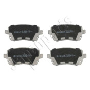Колодки тормозные дисковые Japan Parts, передние, комплект на ось (4 шт), арт. PP-0907AF
