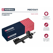 Амортизационная стойка Marshall газомасляная двухтрубная, передняя, левая, 1 шт, арт. M8010611