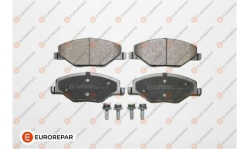 Колодки тормозные дисковые Eurorepar, передние, комплект на ось (4 шт), арт. 1639378680