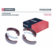 Колодки тормозные барабанные Marshall, комплект на ось (4 шт), арт. M2520208