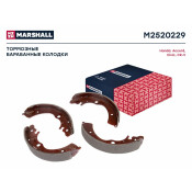 Колодки тормозные барабанные Marshall, комплект на ось (4 шт), арт. M2520229