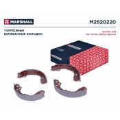 Колодки тормозные барабанные Marshall, комплект на ось (4 шт), арт. M2520220