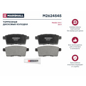 Колодки тормозные дисковые Marshall, арт. M2624545