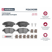 Колодки тормозные дисковые Marshall, арт. M2624288