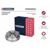 Барабан тормозной Marshall, для Ford Fiesta IV/V / Fusion, Mazda 2, арт. M1900912