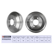 Барабан тормозной Marshall, для Hyundai Accent II, арт. M1900910