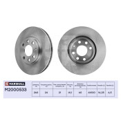 Диск тормозной Marshall, арт. M2000533