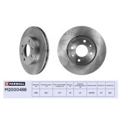 Диск тормозной Marshall, арт. M2000488