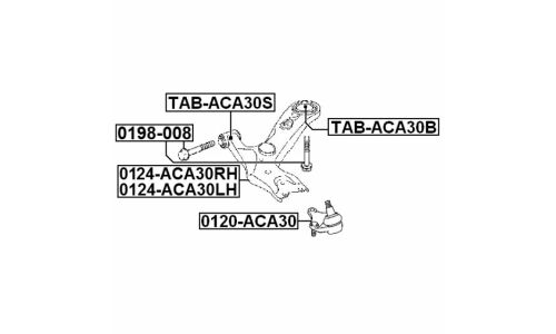 Болт Febest, арт. 0198-008