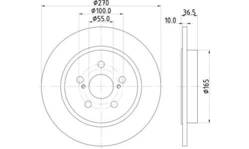 Диск тормозной Nisshinbo, арт. ND1133K