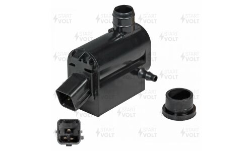 Насос стеклоомывателя Startvolt, с задним омывателем, для Hyundai Santa Fe / Getz, арт. SWP 0801