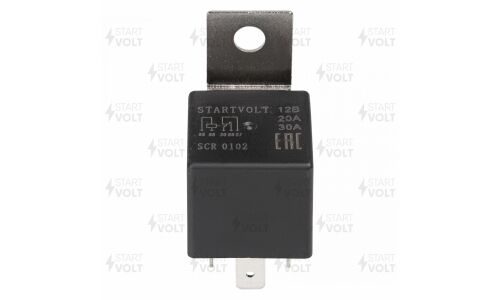 Реле автомобильное Startvolt, 5 контактов 12V 20/30A (с кронштейном), арт. SCR 0102