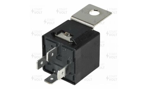 Реле автомобильное защиты стартера 4 конт. 12V 40A (резист., с кронштейном) (SCR 0330) STARTVOLT, арт. SCR 0330