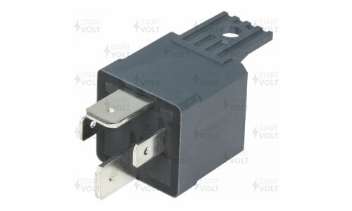 Реле автомобильное защиты стартера Startvolt, 4 контакта 12V 50A (без резистора, с кронштейном), арт. SCR 0333