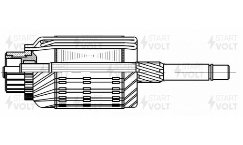 Ротор стартера Startvolt, для Nissan Note (02-) 1.1i-1.4i, арт. SR 1403