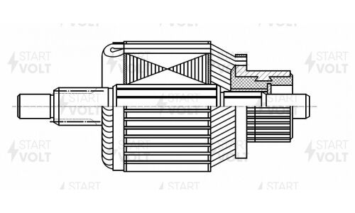 Ротор стартера Startvolt, для Nissan X-Trail T30 (01-)/Primera (01-) 2.0i/2.5i МT, арт. SR 1404