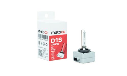 Лампа ксеноновая Metaco Xenon D1S (PK32d-2), 85В, 35Вт, 4300К, 1 шт, арт. 9512-D1S-4300K