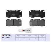 Колодки тормозные дисковые Marshall, передние, комплект на ось (4 шт), арт. M2629122